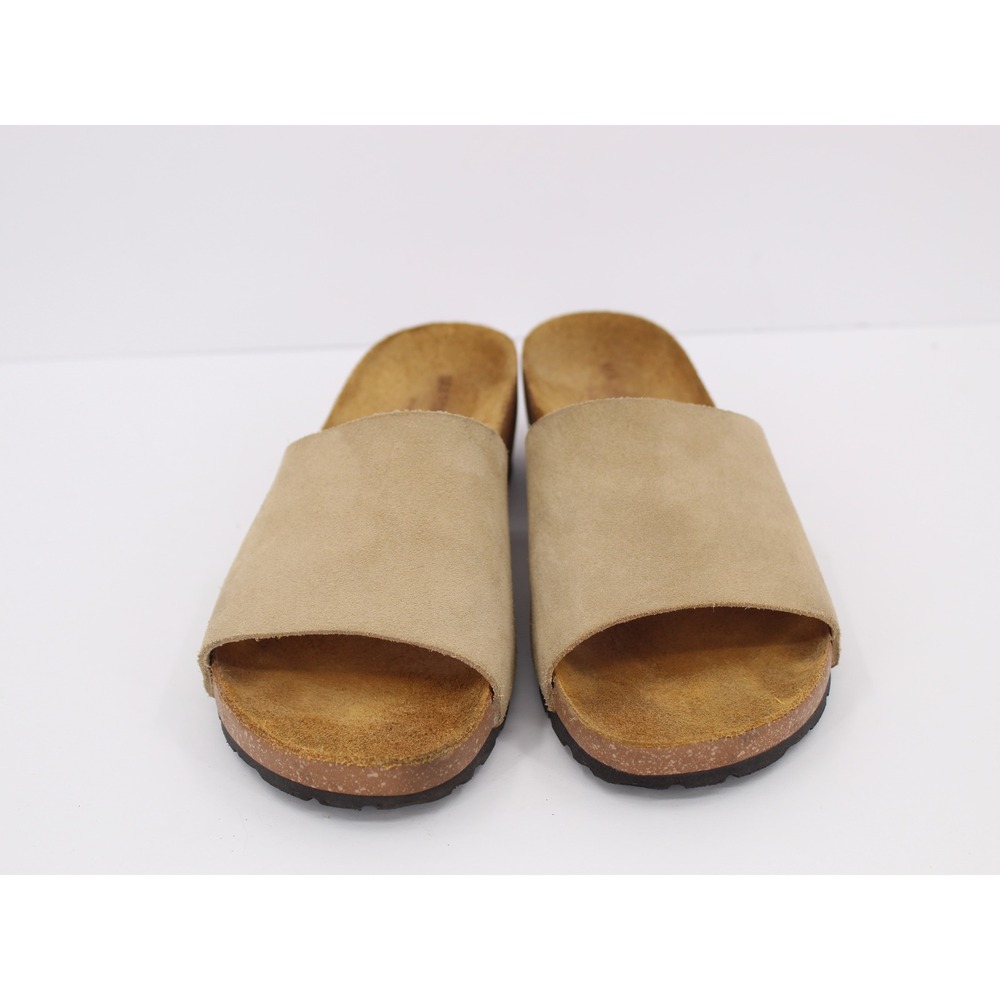 Marina Luna Suede Wedge Slide Sandals Made in Italy Womens 7 - Picture 5 of 11
